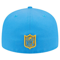 Los Angeles Chargers New Era Oversized 59FIFTY Fitted Hat - Powder Blue discount