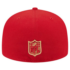 San Francisco 49ers New Era Oversized 59FIFTY Fitted Hat - Scarlet discount