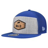 Buffalo Bills New Era Cork Split Panel 9FIFTY Trucker Snapback Hat - Gray/Royal discount
