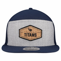 Tennessee Titans New Era Cork Split Panel 9FIFTY Trucker Snapback Hat - Gray/Navy outlet