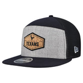 Houston Texans New Era Cork Split Panel 9FIFTY Trucker Snapback Hat - Gray/Navy outlet