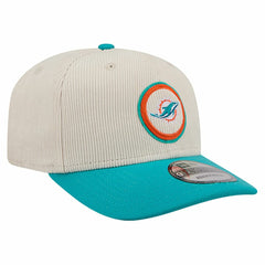 Miami Dolphins New Era Loyal Corduroy 9SEVENTY Adjustable Hat - Stone online