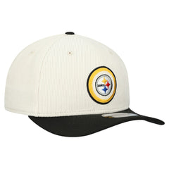 Pittsburgh Steelers New Era Loyal Corduroy 9SEVENTY Adjustable Hat - Stone sale