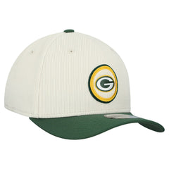 Green Bay Packers New Era Loyal Corduroy 9SEVENTY Adjustable Hat - Stone discount