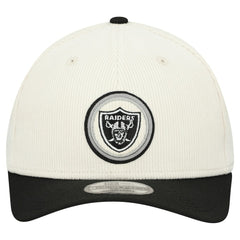 Las Vegas Raiders New Era Loyal Corduroy 9SEVENTY Adjustable Hat - Stone for sale