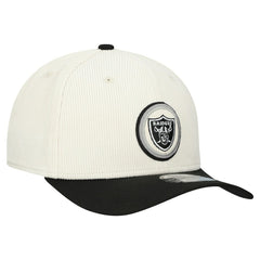 Las Vegas Raiders New Era Loyal Corduroy 9SEVENTY Adjustable Hat - Stone for sale