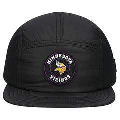 Minnesota Vikings New Era Quilted Camper Adjustable Hat - Black on sale