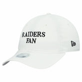 Las Vegas Raiders New Era Women's Team Fan 9TWENTY Adjustable Hat - White cheap