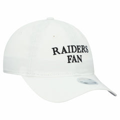 Las Vegas Raiders New Era Women's Team Fan 9TWENTY Adjustable Hat - White cheap