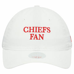 Kansas City Chiefs New Era Women's Team Fan 9TWENTY Adjustable Hat - White on sale