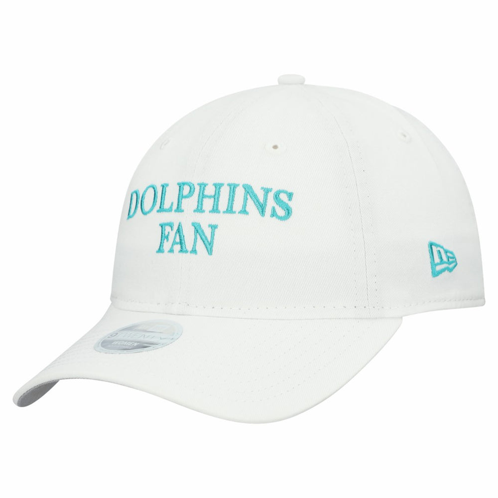 Miami Dolphins New Era Women's Team Fan 9TWENTY Adjustable Hat - White for sale