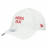 San Francisco 49ers New Era Women's Team Fan 9TWENTY Adjustable Hat - White for sale