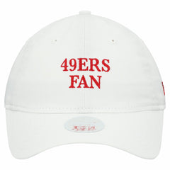 San Francisco 49ers New Era Women's Team Fan 9TWENTY Adjustable Hat - White for sale