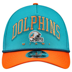 Miami Dolphins New Era Arch COOLERA 9FORTY A-Frame M-Crown Adjustable Hat - Aqua on sale