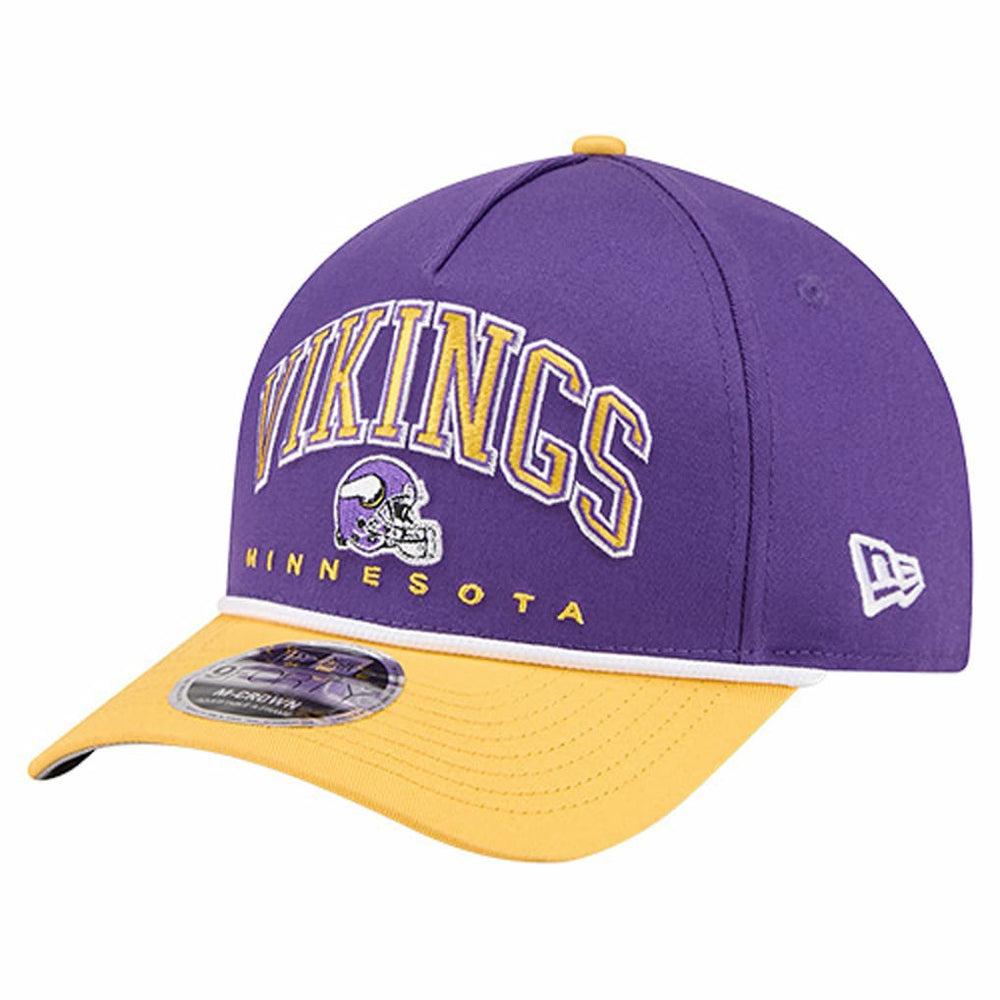Minnesota Vikings New Era Arch COOLERA 9FORTY A-Frame M-Crown Adjustable Hat - Purple on sale