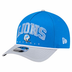 Detroit Lions New Era Throwback Arch COOLERA 9FORTY A-Frame M-Crown Adjustable Hat - Blue for sale
