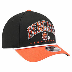 Cincinnati Bengals New Era Arch COOLERA 9FORTY A-Frame M-Crown Adjustable Hat - Black sale