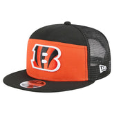 Cincinnati Bengals New Era Outdoor Split Panel 9FIFTY Snapback Hat - Orange/Black discount