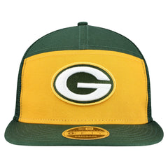 Green Bay Packers New Era Outdoor Split Panel 9FIFTY Snapback Hat - Gold/Green online