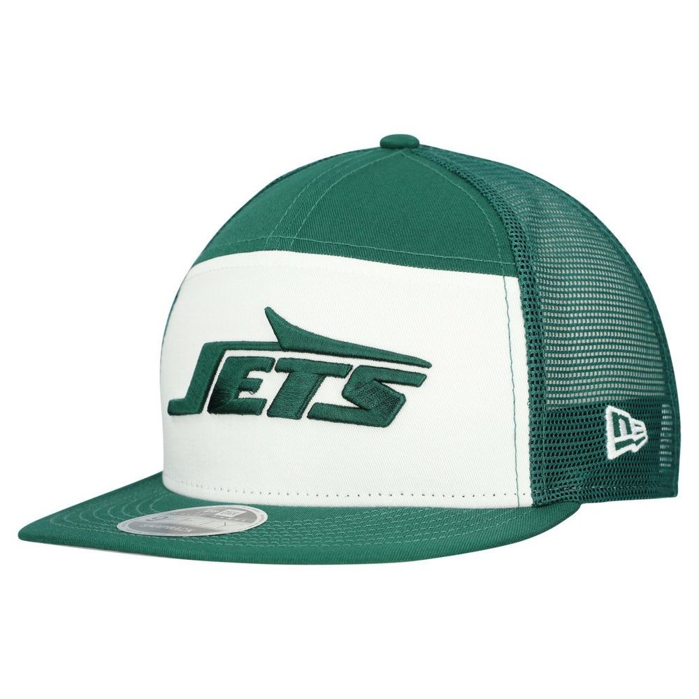 New York Jets New Era Outdoor Split Panel 9FIFTY Snapback Hat - White/Green online