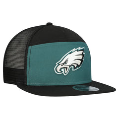Philadelphia Eagles New Era Outdoor Split Panel 9FIFTY Snapback Hat - Midnight Green/Black sale