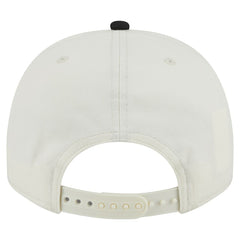 Pittsburgh Steelers New Era Chainstitch A-Frame 9FIFTY Adjustable Hat - Cream/Black on sale