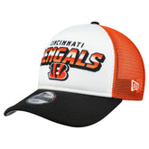 Cincinnati Bengals New Era Youth Streak 9FORTY A-Frame Adjustable Hat - White/Black online