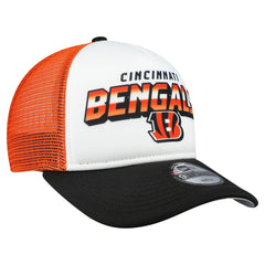Cincinnati Bengals New Era Youth Streak 9FORTY A-Frame Adjustable Hat - White/Black online