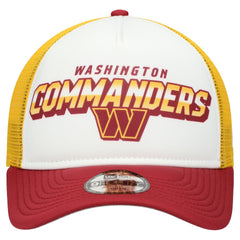 Washington Commanders New Era Youth Streak 9FORTY A-Frame Adjustable Hat - White/Burgundy for sale