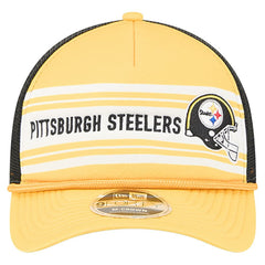 Pittsburgh Steelers New Era Linear A-Frame 9FORTY Adjustable Hat - Gold sale