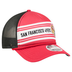 San Francisco 49ers New Era Linear A-Frame 9FORTY Adjustable Hat - Red cheap