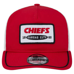 Kansas City Chiefs New Era Patch 19TWENTY Adjustable Hat - Red/White online