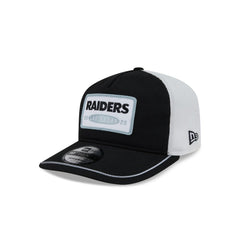 Las Vegas Raiders New Era Patch 19TWENTY Adjustable Hat - Black/White on sale