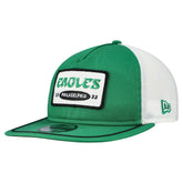 Philadelphia Eagles New Era Patch 19TWENTY Adjustable Hat - Kelly Green/White cheap