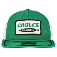 Philadelphia Eagles New Era Patch 19TWENTY Adjustable Hat - Kelly Green/White cheap