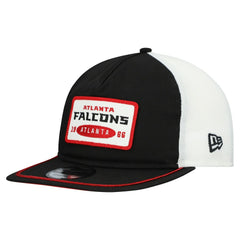 Atlanta Falcons New Era Patch 19TWENTY Adjustable Hat - Black/White on sale
