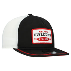 Atlanta Falcons New Era Patch 19TWENTY Adjustable Hat - Black/White on sale