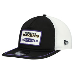 Baltimore Ravens New Era Patch 19TWENTY Adjustable Hat - Black/White online