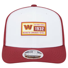 Washington Commanders New Era Established Patch 9SEVENTY Adjustable Hat - White/Burgundy sale