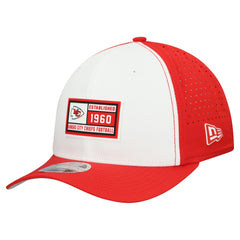 Kansas City Chiefs New Era Established Patch 9SEVENTY Adjustable Hat - White/Red online