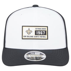 New Orleans Saints New Era Established Patch 9SEVENTY Adjustable Hat - White/Black online