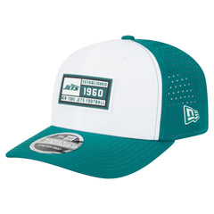New York Jets New Era Established Patch 9SEVENTY Adjustable Hat - White/Green on sale