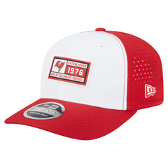 Tampa Bay Buccaneers New Era Established Patch 9SEVENTY Adjustable Hat - White/Red online