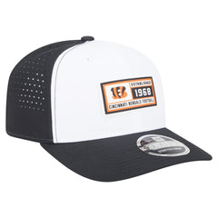 Cincinnati Bengals New Era Established Patch 9SEVENTY Adjustable Hat - White/Black discount