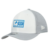 Detroit Lions New Era Established Patch 9SEVENTY Adjustable Hat - White/Silver discount