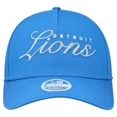 Detroit Lions New Era Women's Metallic 9FORTY M-Crown A-Frame Adjustable Hat - Blue online