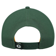 Green Bay Packers New Era Women's Metallic 9FORTY M-Crown A-Frame Adjustable Hat - Green discount