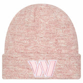 Washington Commanders New Era Women's Metallic Cuffed Knit Hat - Pink outlet