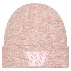 Washington Commanders New Era Women's Metallic Cuffed Knit Hat - Pink outlet