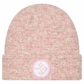 Pittsburgh Steelers New Era Women's Metallic Cuffed Knit Hat - Pink online